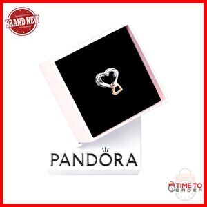 Sterling Silver Rose Gold Charm Bracelet Bead Infinity Heart Elegant Minimal